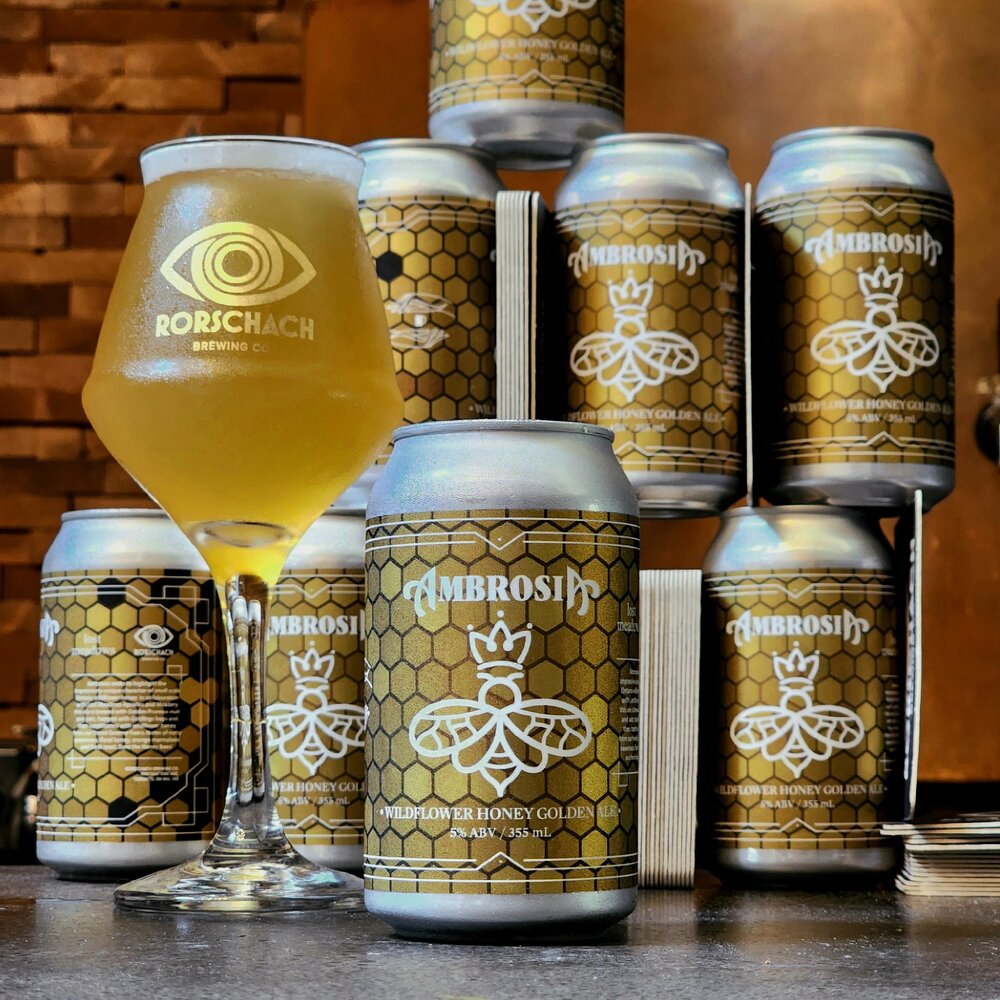 Ambrosia Wildflower Honey Golden Ale - Rorschach Brewing Co.