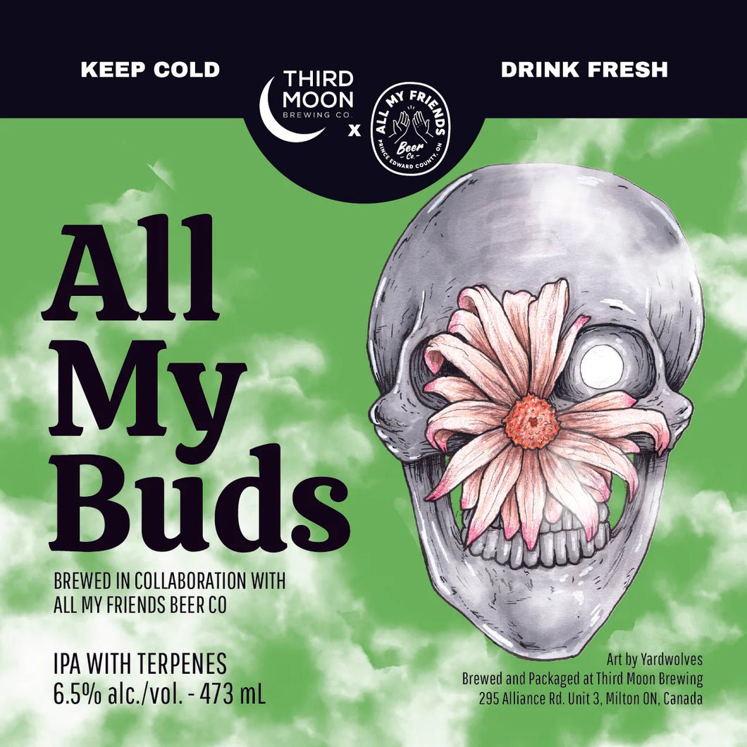 All My Buds Hazy IPA - Third Moon Brewing Co.