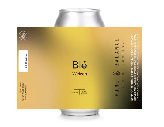 Blé Weizen Wheat Beer - Fine Balance
