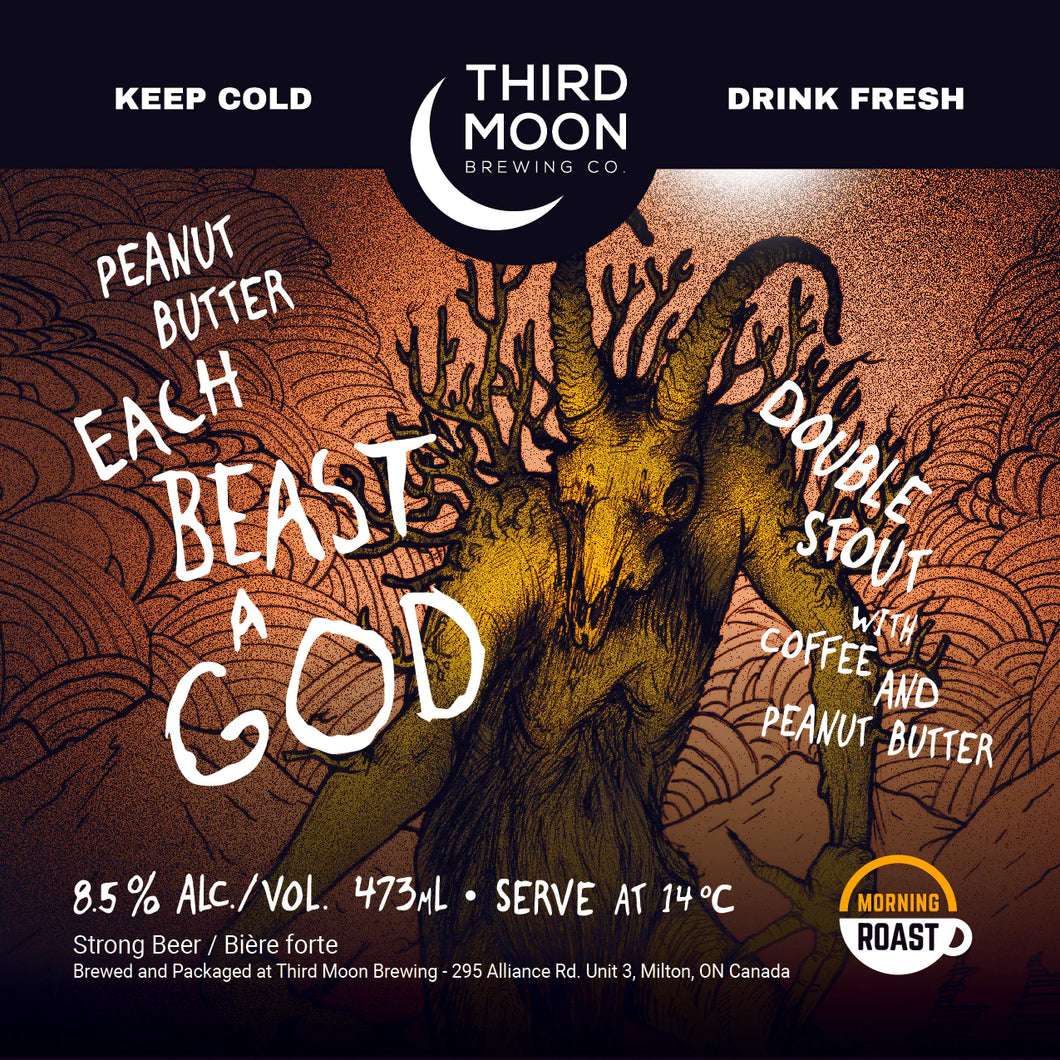 Each Beast A God (Peanut Butter) - Third Moon Brewing Co.