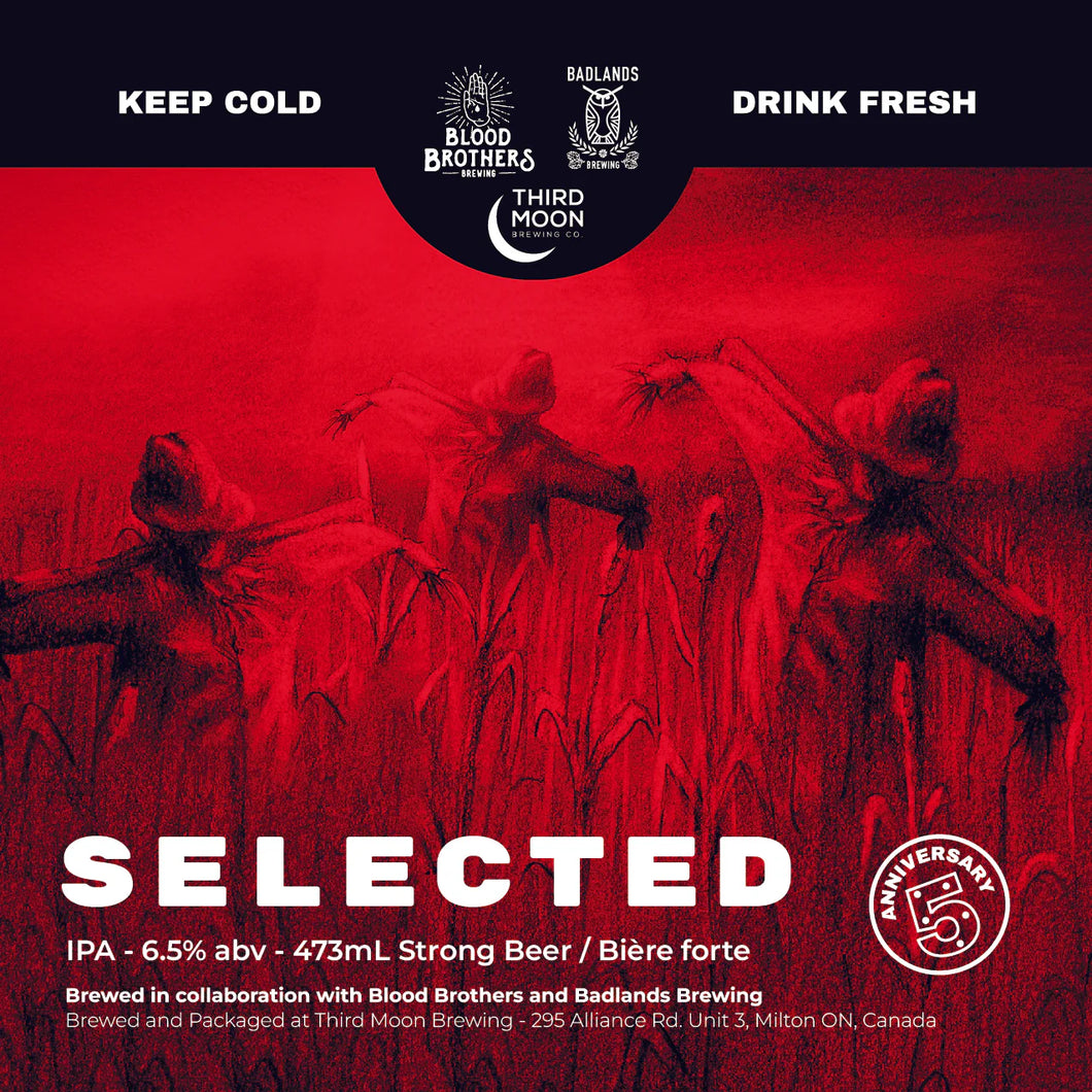 Selected Hazy IPA - Third Moon Brewing Co. X Blood Brothers Brewing X Badlands Brewing