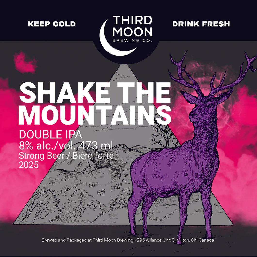 Shake The Mountains Hazy DIPA - Third Moon Brewing Co.