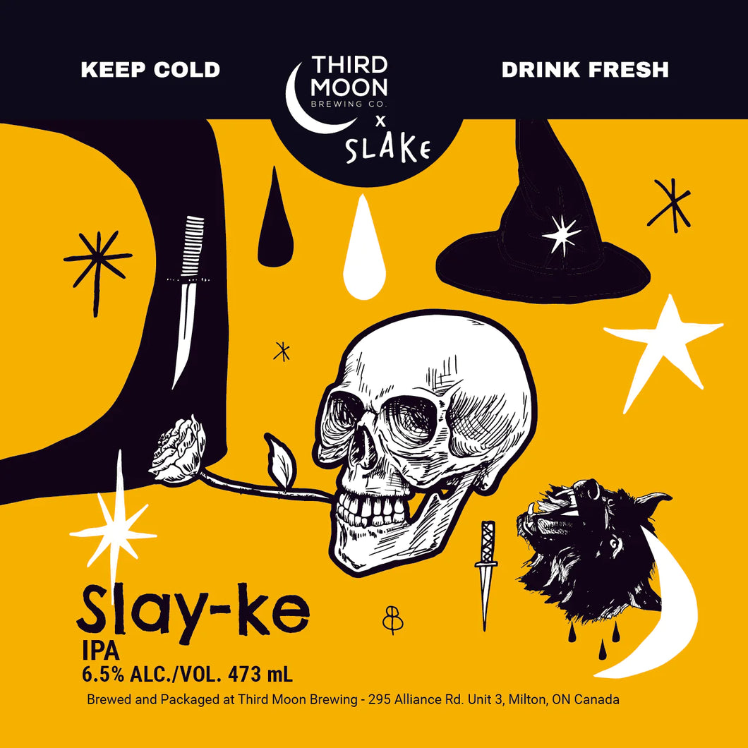 Slay-ke Hazy IPA - Third Moon Brewing X Slake Brewing