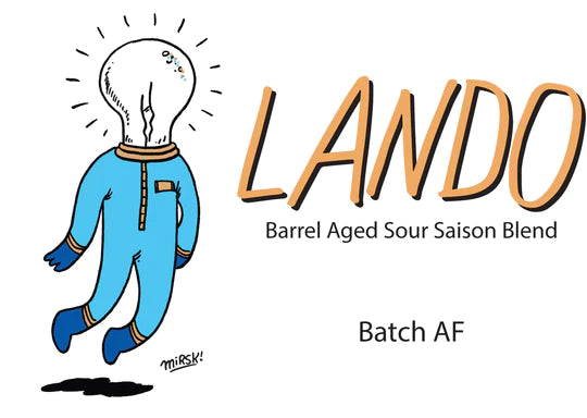 LANDO Barrel Aged Saison Blend: Batch AF - Short Finger Brewing